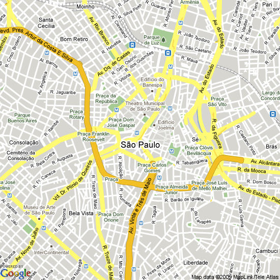 sao paulo city carte